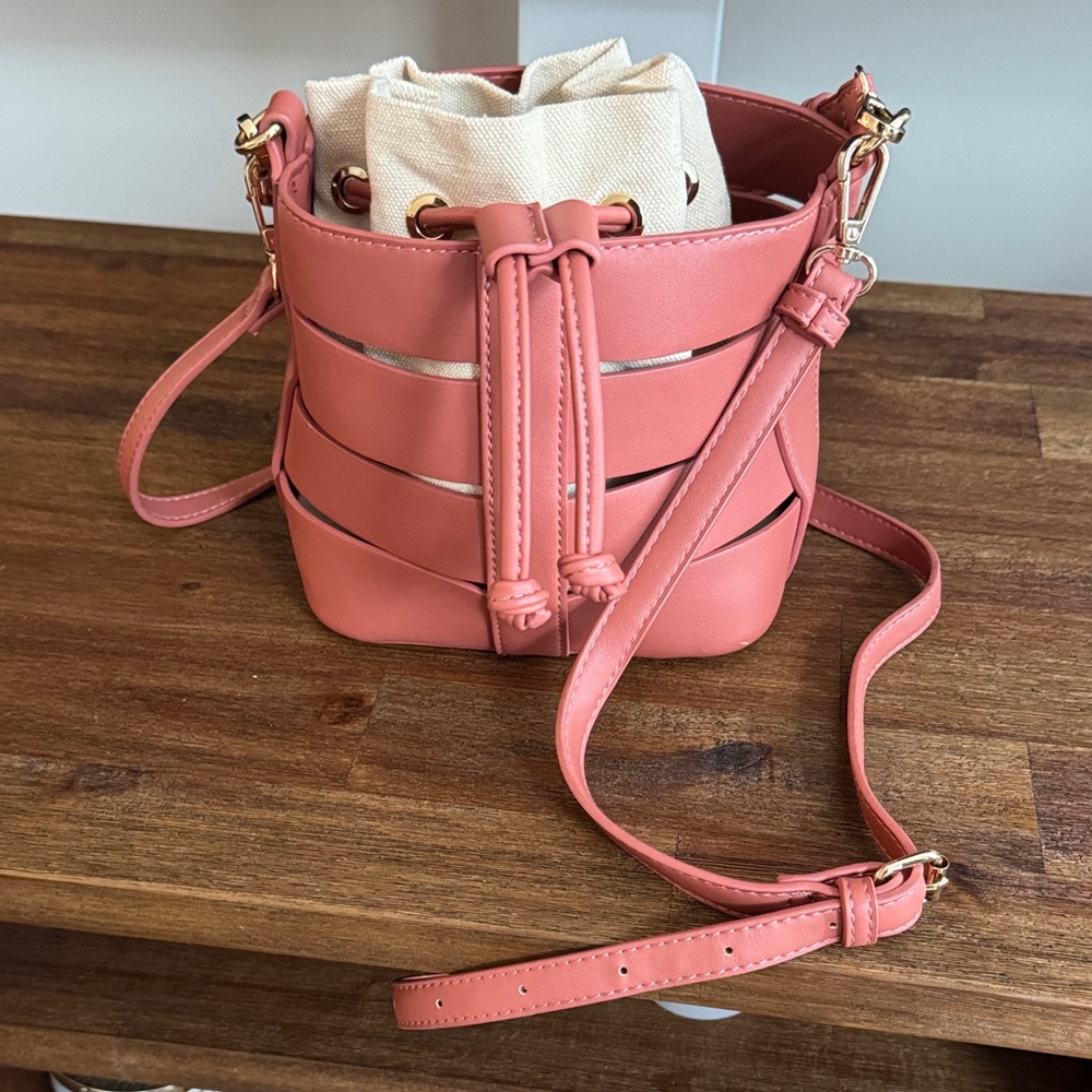 Pink Bucket Bag